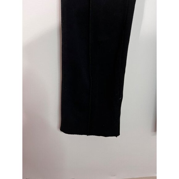 DVF Diane Von Furstenberg Black Pleat Front Straight Leg Pants Size 4 - Picture 5 of 11